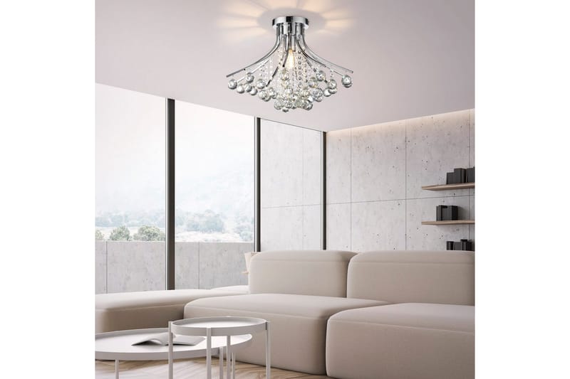 Kulunka Just Light Krona - Chrome - Belysning - Inomhusbelysning & lampor - Taklampor & takbelysning - Kristallkrona & takkrona