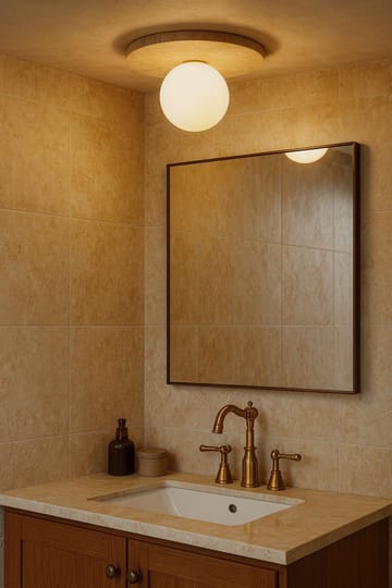 Kummer Taklampa - Beige Och Vit - Belysning - Inomhusbelysning & lampor - Taklampor & takbelysning - Kristallkrona & takkrona