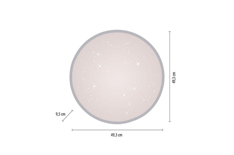 Kyle Just Light Taklampa - Silver - Belysning - Inomhusbelysning & lampor - Taklampor & takbelysning - Plafond