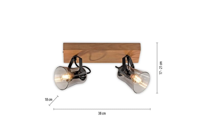 Langström Just Light Taklampa - Wood - Belysning - Inomhusbelysning & lampor - Taklampor & takbelysning - Plafond