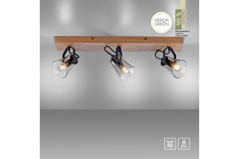 Langström Just Light Taklampa - Wood - Belysning - Inomhusbelysning & lampor - Taklampor & takbelysning - Plafond