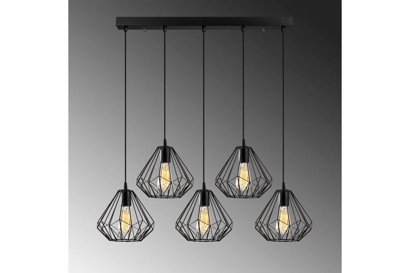 Ljuskrona Almasi Five Svart - Svart - Belysning - Inomhusbelysning & lampor - Taklampor & takbelysning - Kökslampa & pendellampa
