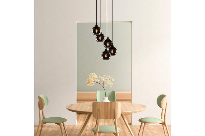 Ljuskrona Balra Rök - Mörkgrå - Belysning - Inomhusbelysning & lampor - Taklampor & takbelysning - Kökslampa & pendellampa