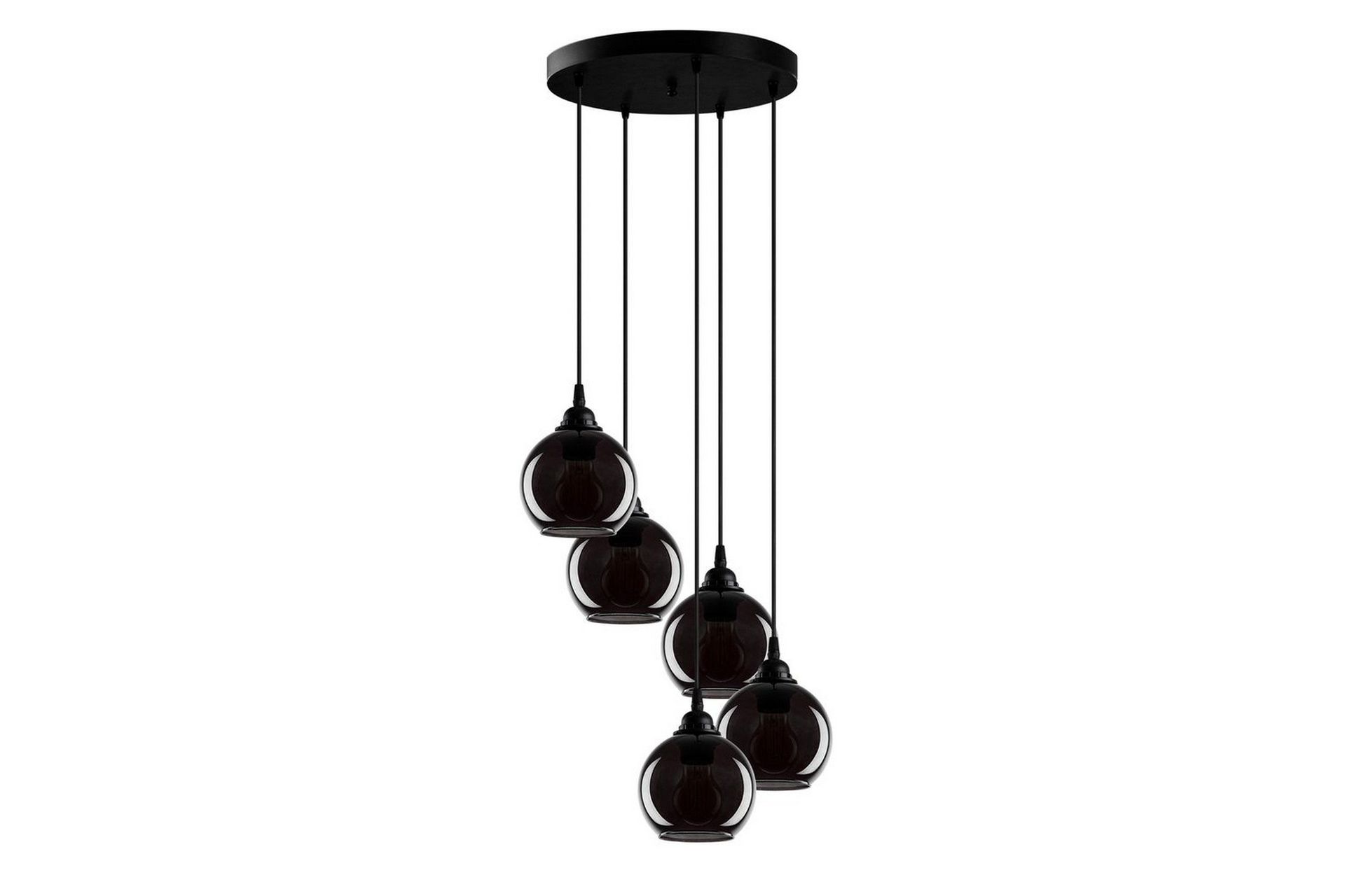 Ljuskrona Balra Rök - Mörkgrå