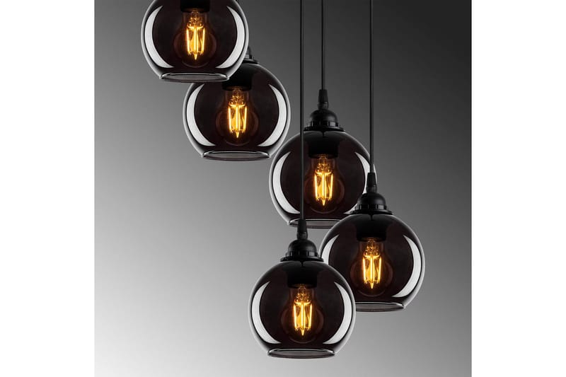 Ljuskrona Balra Rök - Mörkgrå - Belysning - Inomhusbelysning & lampor - Taklampor & takbelysning - Kökslampa & pendellampa