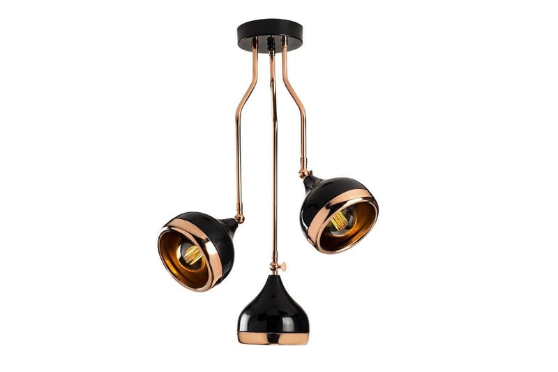 Ljuskrona Beloulfield Svart / Koppar - Koppar/Svart - Belysning - Inomhusbelysning & lampor - Taklampor & takbelysning - Kökslampa & pendellampa