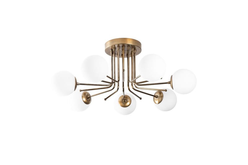 Ljuskrona Bhika Masafumie Sju Rany / Vit - Guld/Vit - Belysning - Inomhusbelysning & lampor - Taklampor & takbelysning - Plafond