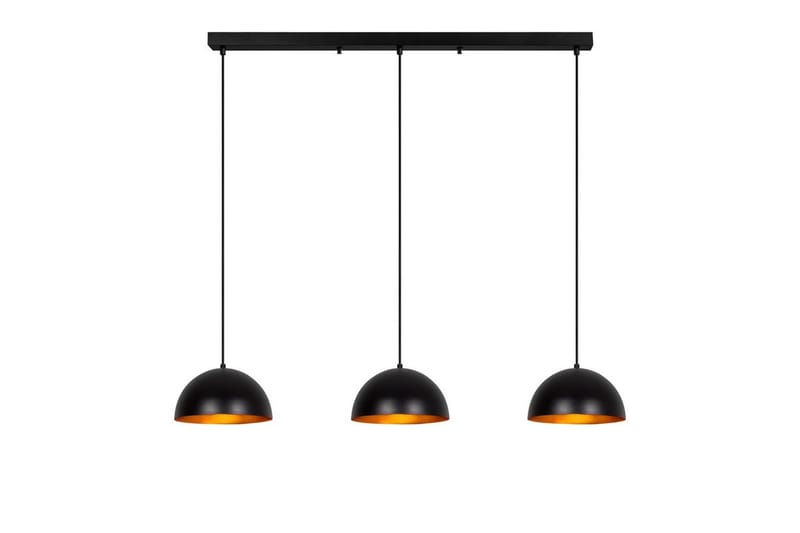 Ljuskrona Brena Svart Tre Uttag, 140 x 30 x 111 cm