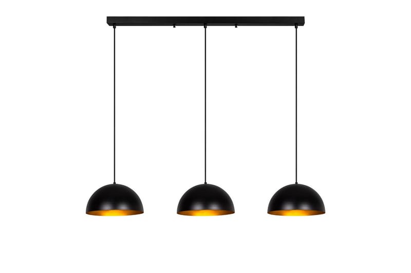 Ljuskrona Brena Svart Tre Uttag - 145 x 40 x 116 cm - Belysning - Inomhusbelysning & lampor - Taklampor & takbelysning - Kökslampa & pendellampa
