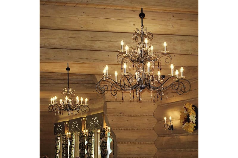 Ljuskrona Elstead Lighting Amarilli 1250x1250x990 mm - 1250x1250x990 mm - Belysning - Inomhusbelysning & lampor - Taklampor & takbelysning - Kristallkrona & takkrona