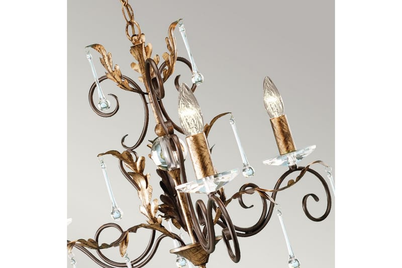 Ljuskrona Elstead Lighting Amarilli 650x610x650 mm - 650x610x650 mm - Belysning - Inomhusbelysning & lampor - Taklampor & takbelysning - Kristallkrona & takkrona