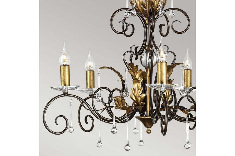 Ljuskrona Elstead Lighting Amarilli 730x590x730 mm - 730x590x730 mm - Belysning - Inomhusbelysning & lampor - Taklampor & takbelysning - Kristallkrona & takkrona