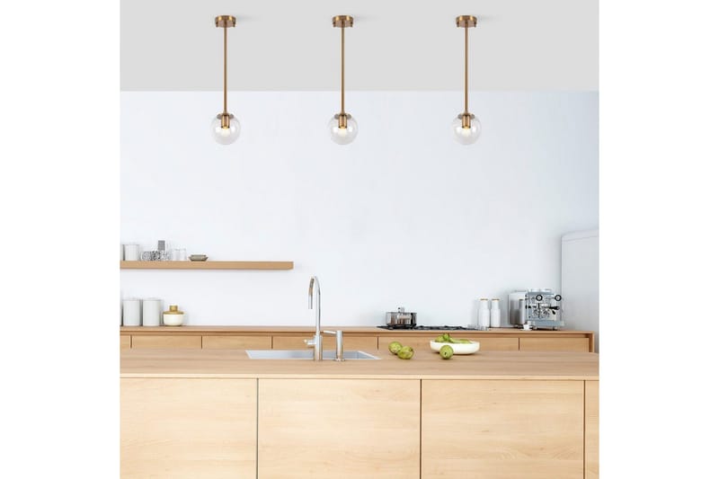 Ljuskrona Elzar Lång Vintage Transparent - Vintage Transparent - Belysning - Inomhusbelysning & lampor - Taklampor & takbelysning - Kökslampa & pendellampa