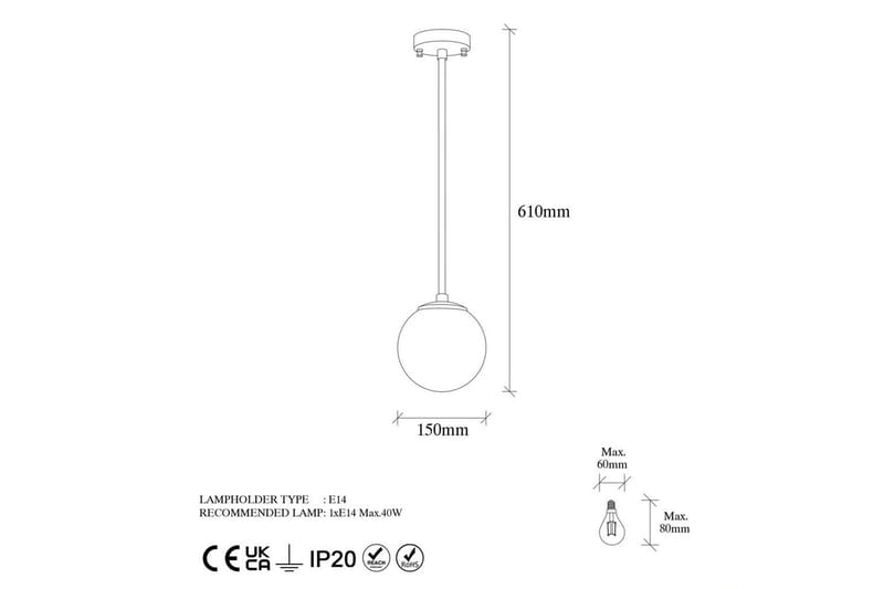 Ljuskrona Elzar Lång Vintage - Vintage - Belysning - Inomhusbelysning & lampor - Taklampor & takbelysning - Kökslampa & pendellampa