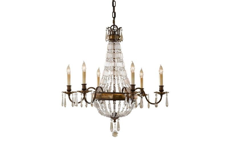 Ljuskrona Feiss Bellini 676x689x676 mm - 676x689x676 mm - Belysning - Inomhusbelysning & lampor - Taklampor & takbelysning - Kristallkrona & takkrona