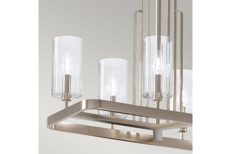 Ljuskrona Kichler Kimrose 1137x449x325 mm, Polerad Nickel - 1137x449x325 mm, Polerad Nickel - Belysning - Inomhusbelysning & lampor - Taklampor & takbelysning - Kristallkrona & takkrona