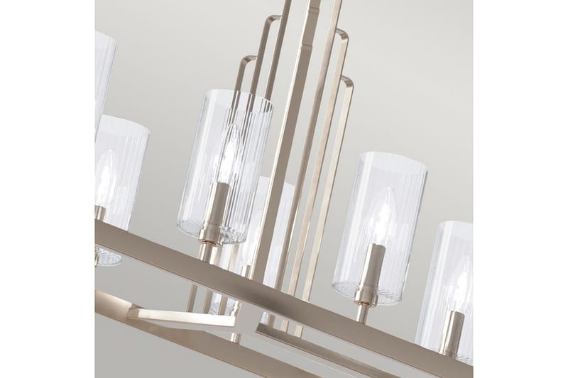 Ljuskrona Kichler Kimrose 1137x449x325 mm, Polerad Nickel - 1137x449x325 mm, Polerad Nickel - Belysning - Inomhusbelysning & lampor - Taklampor & takbelysning - Kristallkrona & takkrona