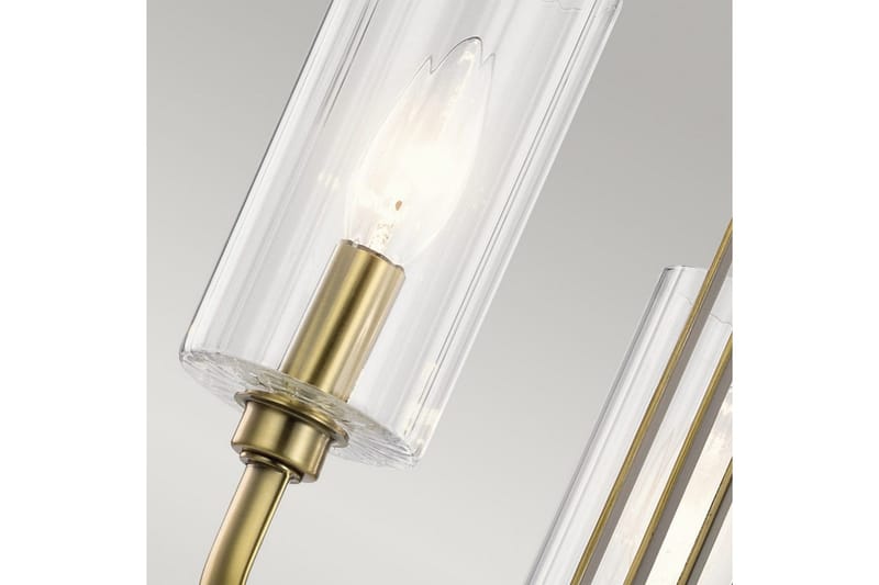 Ljuskrona Kichler Kimrose 374x459 mm, Borstad naturlig mässing - 374x459 mm, Borstad naturlig mässing - Belysning - Inomhusbelysning & lampor - Taklampor & takbelysning - Kristallkrona & takkrona