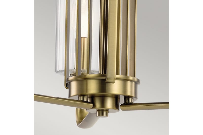 Ljuskrona Kichler Kimrose 374x459 mm, Borstad naturlig mässing - 374x459 mm, Borstad naturlig mässing - Belysning - Inomhusbelysning & lampor - Taklampor & takbelysning - Kristallkrona & takkrona