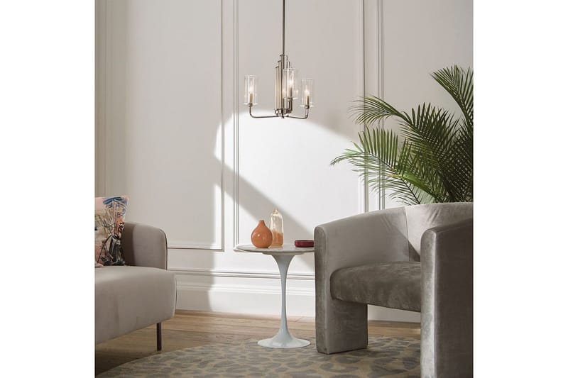 Ljuskrona Kichler Kimrose 374x459 mm, Polerad Nickel - 374x459 mm, Polerad Nickel - Belysning - Inomhusbelysning & lampor - Taklampor & takbelysning - Kristallkrona & takkrona