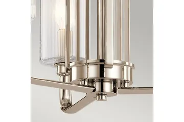 Ljuskrona Kichler Kimrose 374x459 mm, Polerad Nickel - 374x459 mm, Polerad Nickel - Belysning - Inomhusbelysning & lampor - Taklampor & takbelysning - Kristallkrona & takkrona