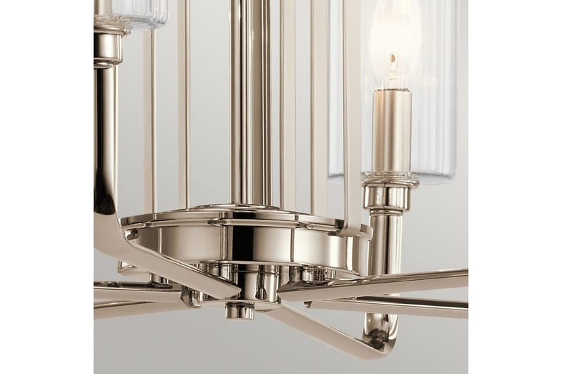 Ljuskrona Kichler Kimrose 526x686 mm, Polerad Nickel - 526x686 mm, Polerad Nickel - Belysning - Inomhusbelysning & lampor - Taklampor & takbelysning - Kristallkrona & takkrona
