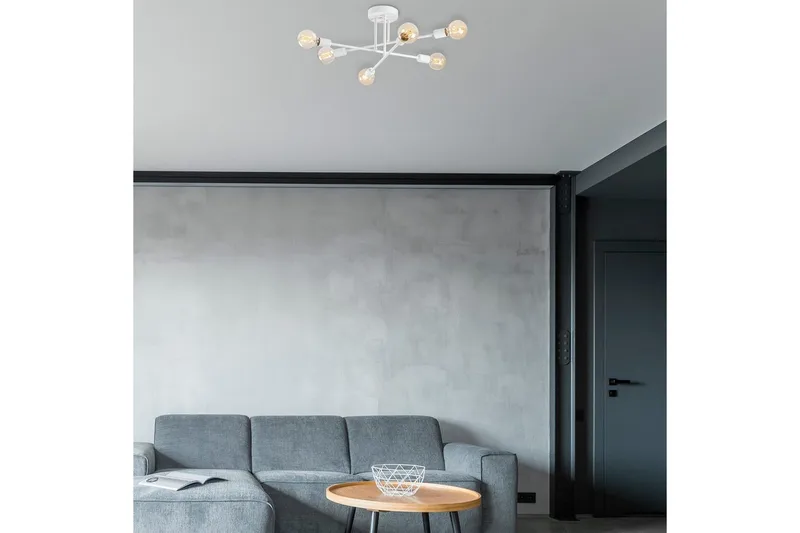 Ljuskrona Masasada Koppar - Vit - Belysning - Inomhusbelysning & lampor - Taklampor & takbelysning - Plafond