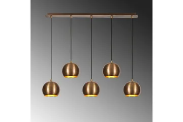 Ljuskrona Rantesh Fem Vintage - Guld - Belysning - Inomhusbelysning & lampor - Taklampor & takbelysning - Kökslampa & pendellampa
