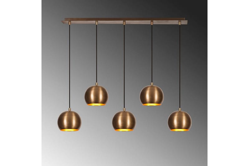 Ljuskrona Rantesh Fem Vintage - Guld - Belysning - Inomhusbelysning & lampor - Taklampor & takbelysning - Kökslampa & pendellampa