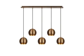 Ljuskrona Rantesh Fem Vintage - Guld - Belysning - Inomhusbelysning & lampor - Taklampor & takbelysning - Kökslampa & pendellampa
