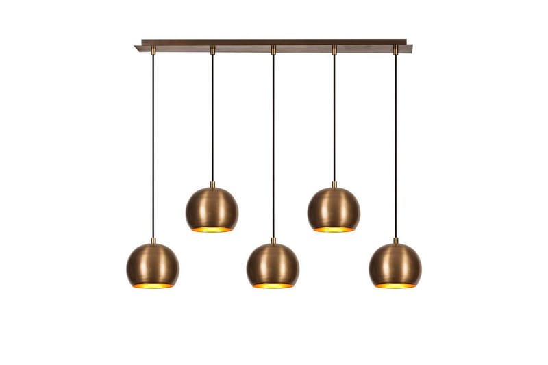 Ljuskrona Rantesh Fem Vintage - Guld - Belysning - Inomhusbelysning & lampor - Taklampor & takbelysning - Kökslampa & pendellampa
