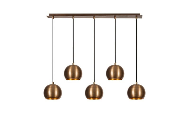 Ljuskrona Rantesh Fem Vintage - Guld - Belysning - Inomhusbelysning & lampor - Taklampor & takbelysning - Kökslampa & pendellampa