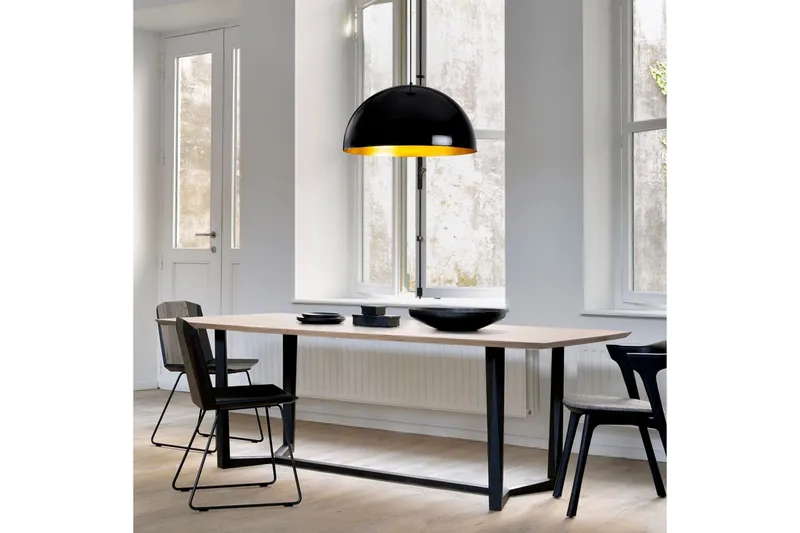 Ljuskrona Rantesh Svart - 60 x 60 cm - Belysning - Inomhusbelysning & lampor - Taklampor & takbelysning - Kökslampa & pendellampa