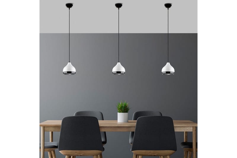 Ljuskrona Sood Enkel Vit / Argentu - Vit / Argentu - Belysning - Inomhusbelysning & lampor - Taklampor & takbelysning - Kökslampa & pendellampa