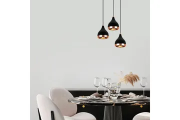 Ljuskrona Soodne Svart / Koppar - Koppar/Svart - Belysning - Inomhusbelysning & lampor - Taklampor & takbelysning - Kökslampa & pendellampa