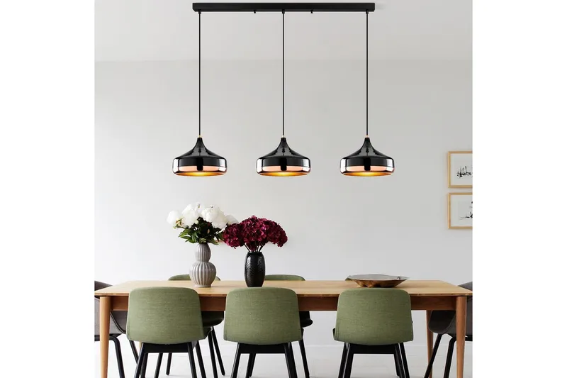 Ljuskrona Soodne Svart / Koppar - Svart - Belysning - Inomhusbelysning & lampor - Taklampor & takbelysning - Kökslampa & pendellampa