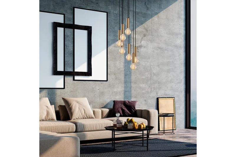 Ljuskrona Tembra Seven Vintage - Guld - Belysning - Inomhusbelysning & lampor - Taklampor & takbelysning - Kökslampa & pendellampa