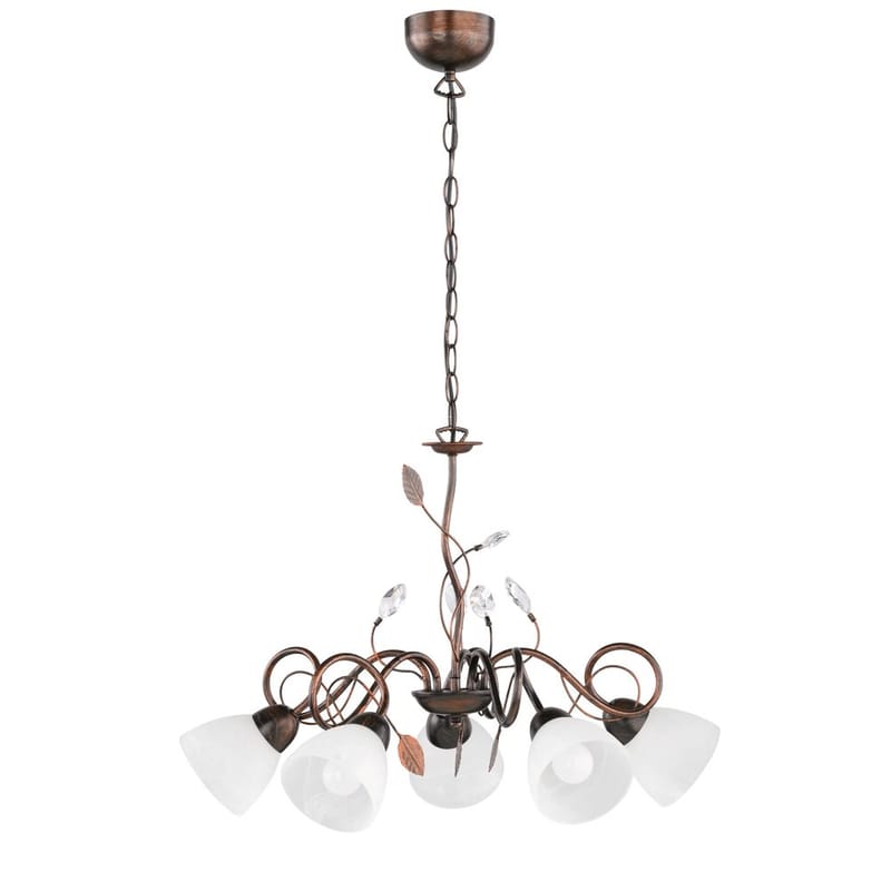 Ljuskrona Traditio - 5 lampor - Belysning - Inomhusbelysning & lampor - Taklampor & takbelysning - Kristallkrona & takkrona