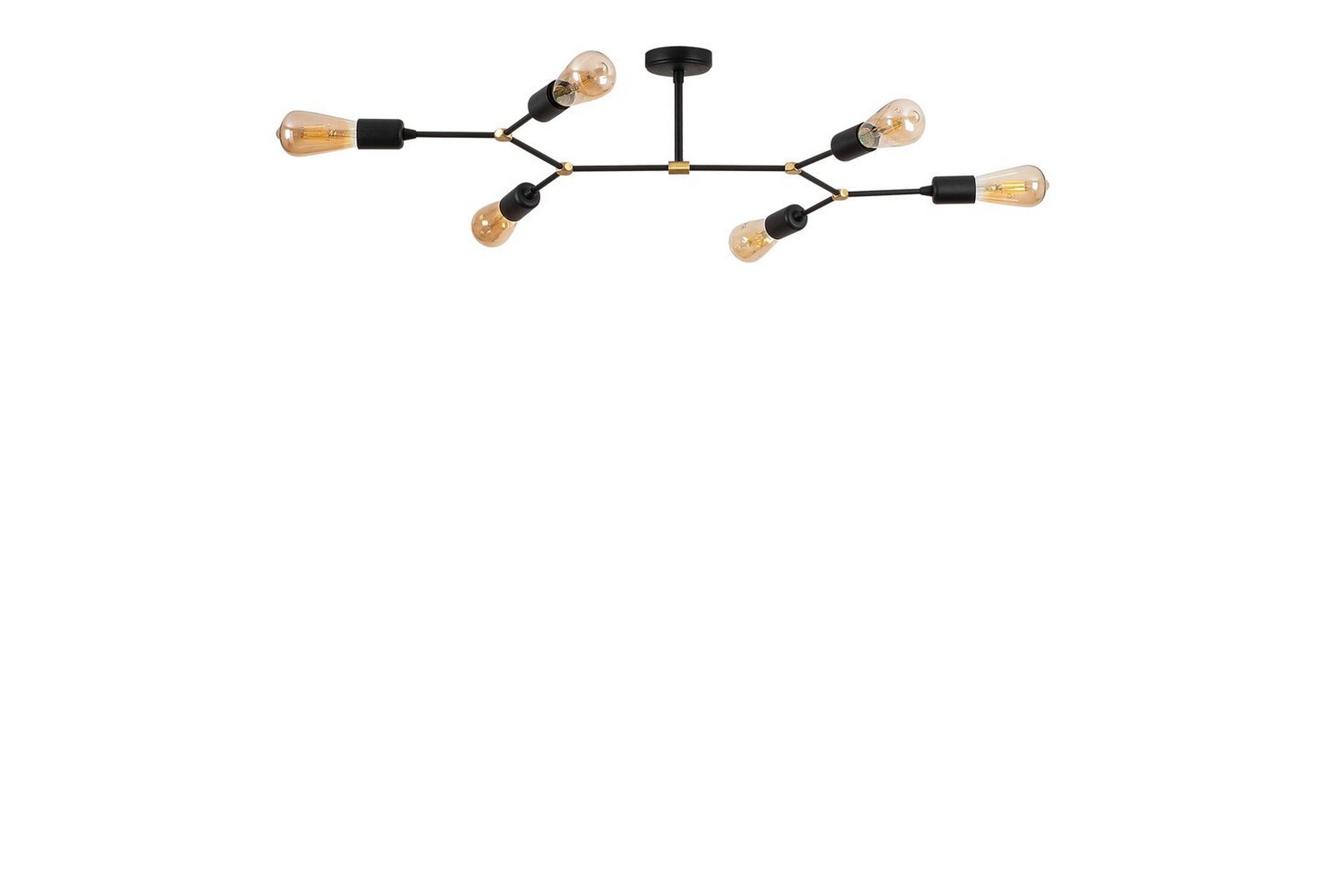 Ljuskrona Vilsa Svart - Svart