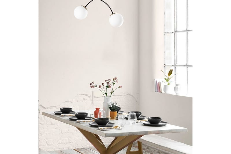 Ljuskrona Yenda Vit / Svart - Svart/Vit - Belysning - Inomhusbelysning & lampor - Taklampor & takbelysning - Kökslampa & pendellampa