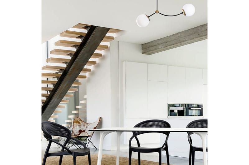 Ljuskrona Yenda Vit / Svart - Svart/Vit - Belysning - Inomhusbelysning & lampor - Taklampor & takbelysning - Kökslampa & pendellampa