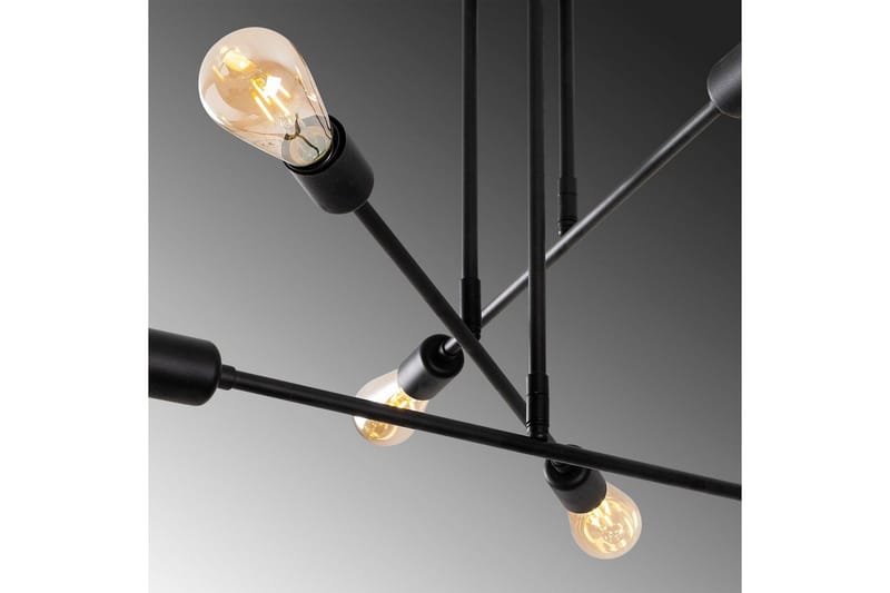 Ljuskrona Pareek Svart - Svart - Belysning - Inomhusbelysning & lampor - Taklampor & takbelysning - Plafond