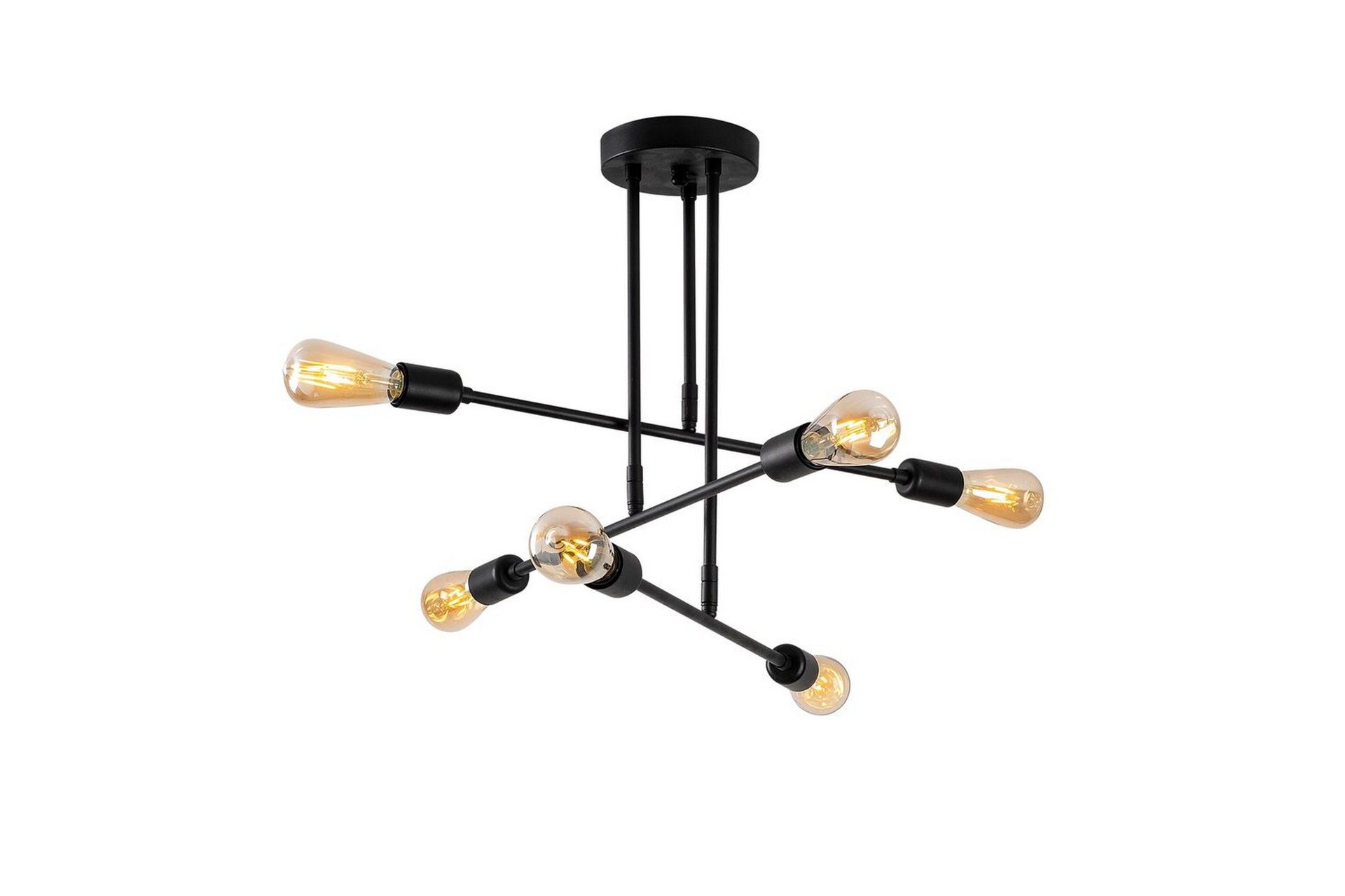 Ljuskrona Pareek Svart - Svart