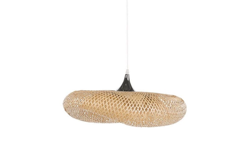 LOBINSTOWN Taklampa Liten Bambu/Ljusbrun - Kökslampa & pendellampa - Sovrumslampa - Nätlampa - Fönsterlampa hängande