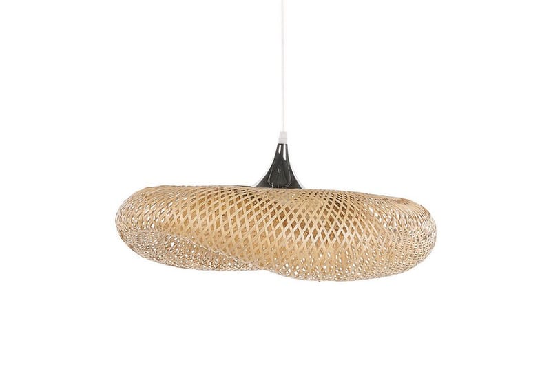 LOBINSTOWN Taklampa Stor Bambu/Ljusbrun - Kökslampa & pendellampa - Sovrumslampa - Nätlampa - Fönsterlampa hängande