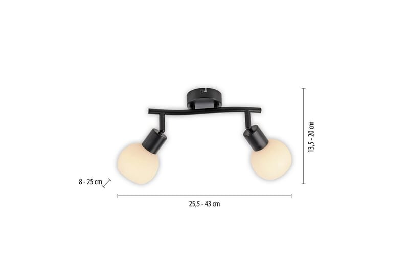 Loki Just Light Taklampa - Black - Belysning - Inomhusbelysning & lampor - Taklampor & takbelysning - Plafond