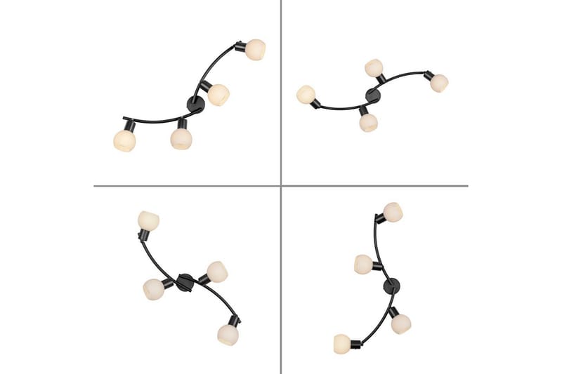 Loki Just Light Taklampa - Black - Belysning - Inomhusbelysning & lampor - Taklampor & takbelysning - Plafond