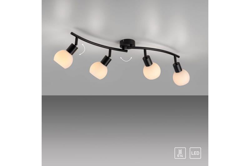 Loki Just Light Taklampa - Black - Belysning - Inomhusbelysning & lampor - Taklampor & takbelysning - Plafond