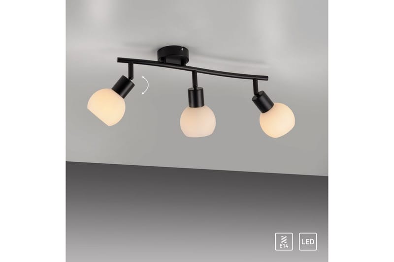 Loki Just Light Taklampa - Black - Belysning - Inomhusbelysning & lampor - Taklampor & takbelysning - Plafond