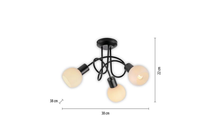 Loki Just Light Taklampa - Black - Belysning - Inomhusbelysning & lampor - Taklampor & takbelysning - Plafond
